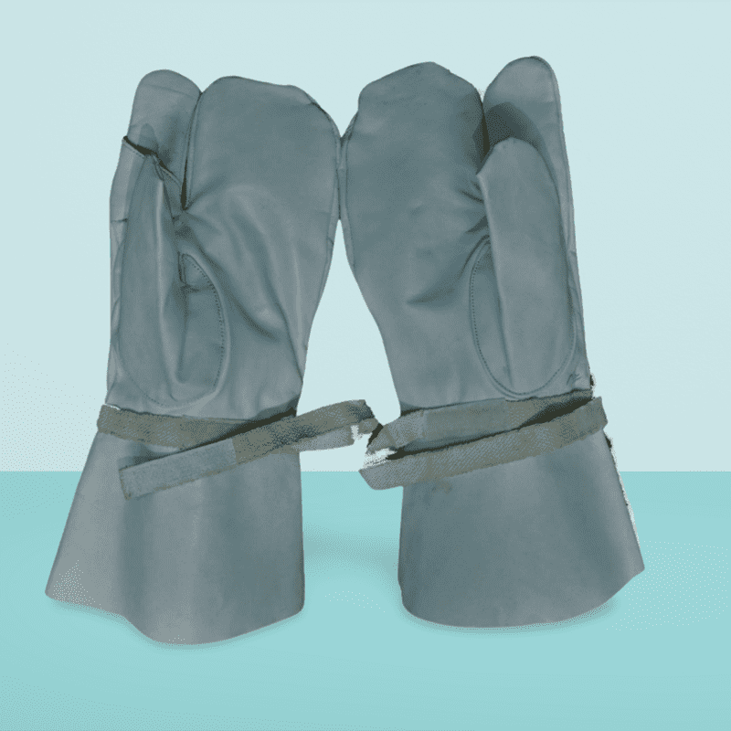 Gloves leather whitelined