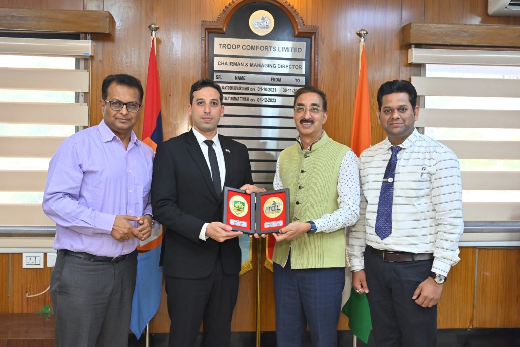 TCL Officials had a fruitful and positive interaction with Mr. Eyal Ben-Oz, Deputy defence attache, Embassy of Israel gallery thumbnail